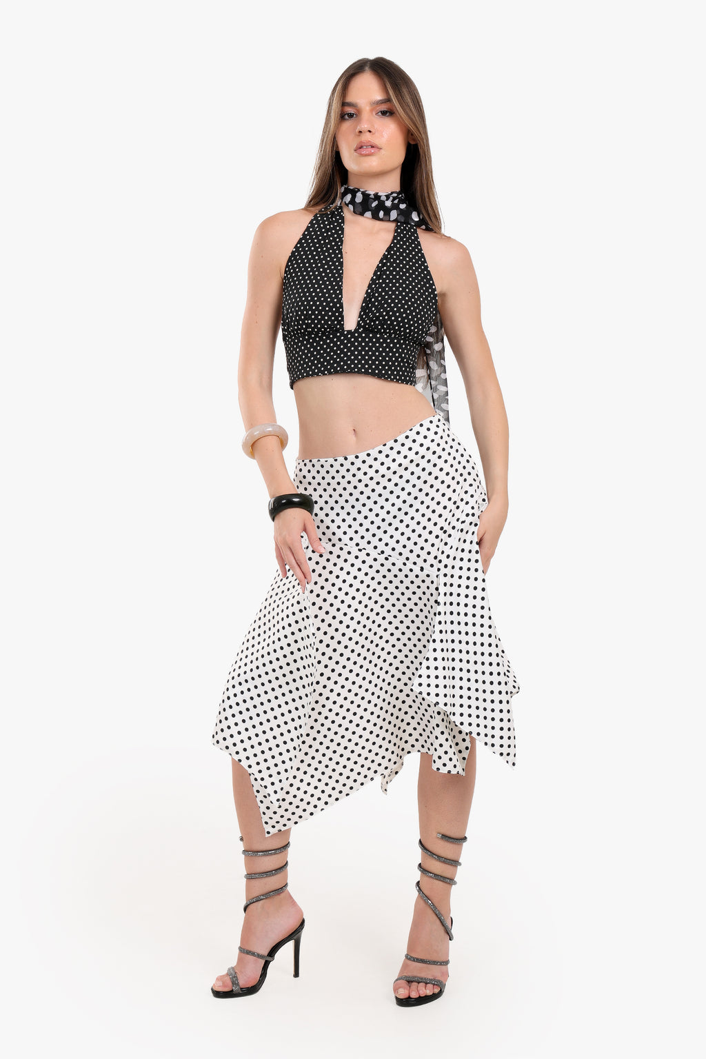 The Polka Dot Midi Skirt