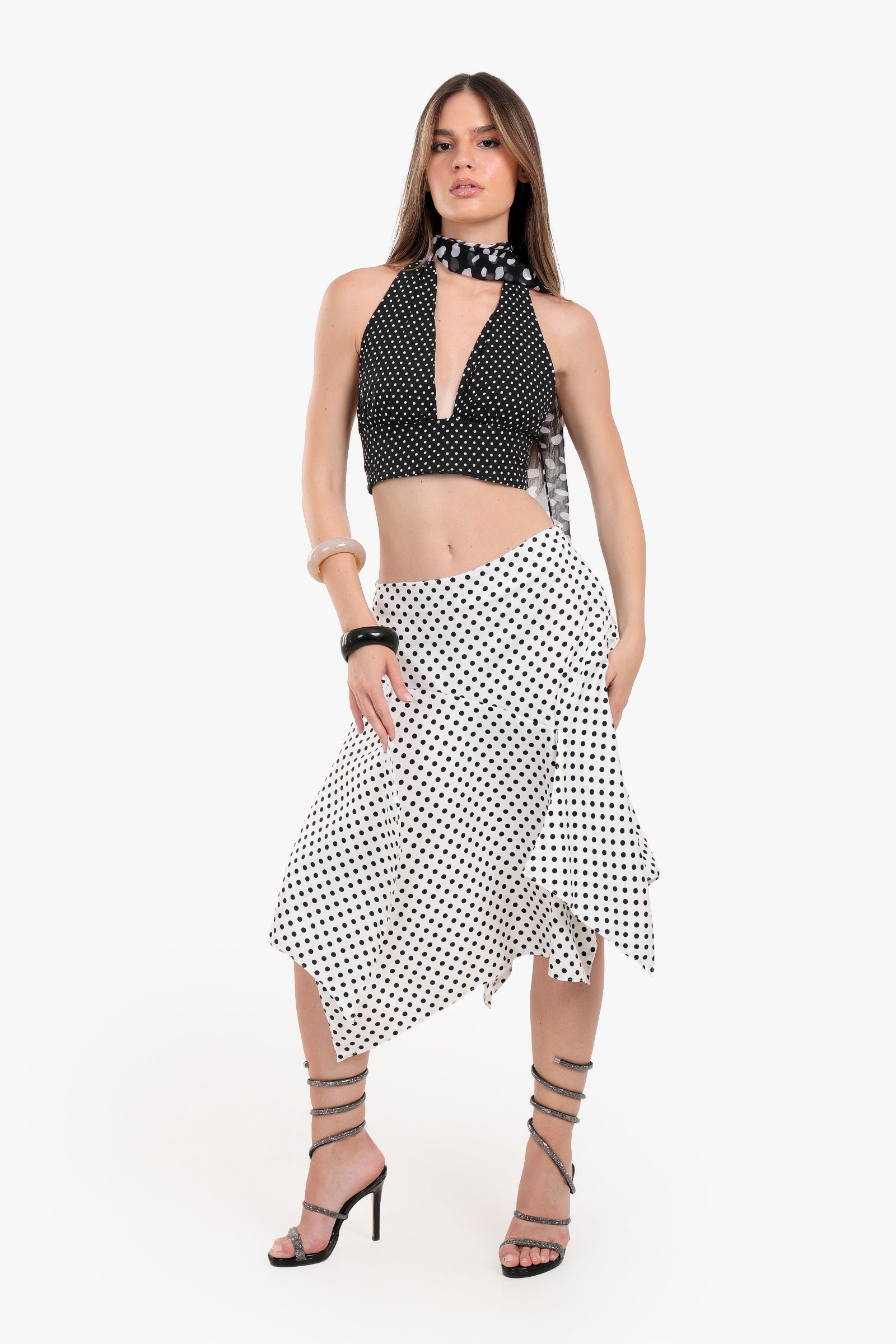 The Polka Dot Midi Skirt