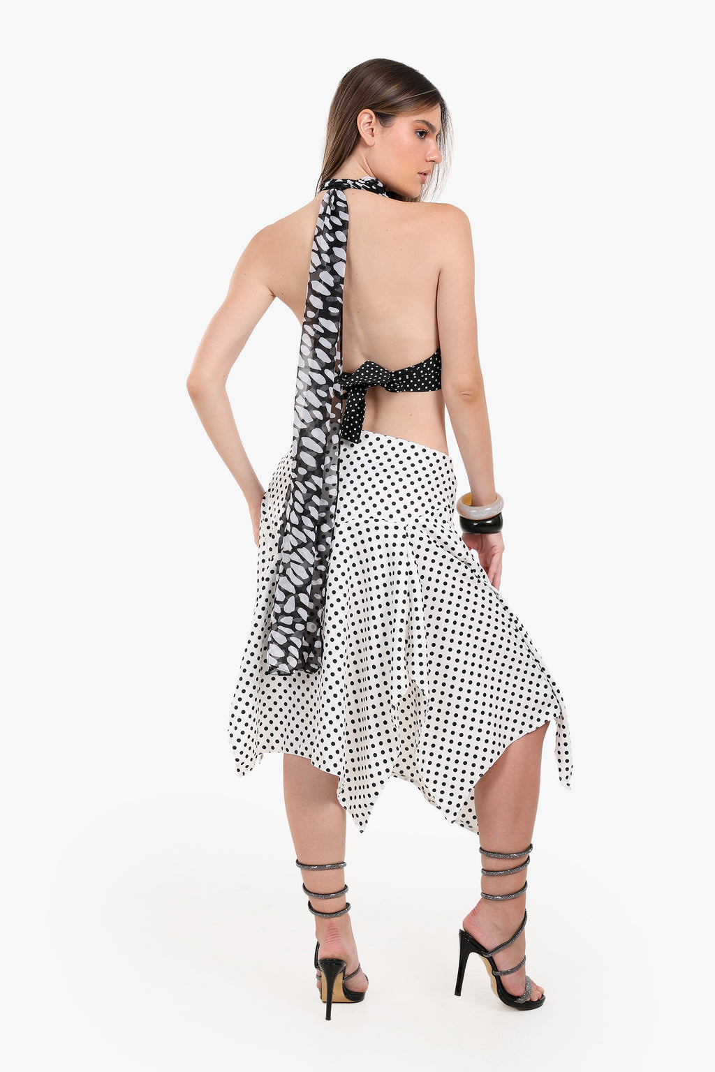 The Polka Dot Scarf Top