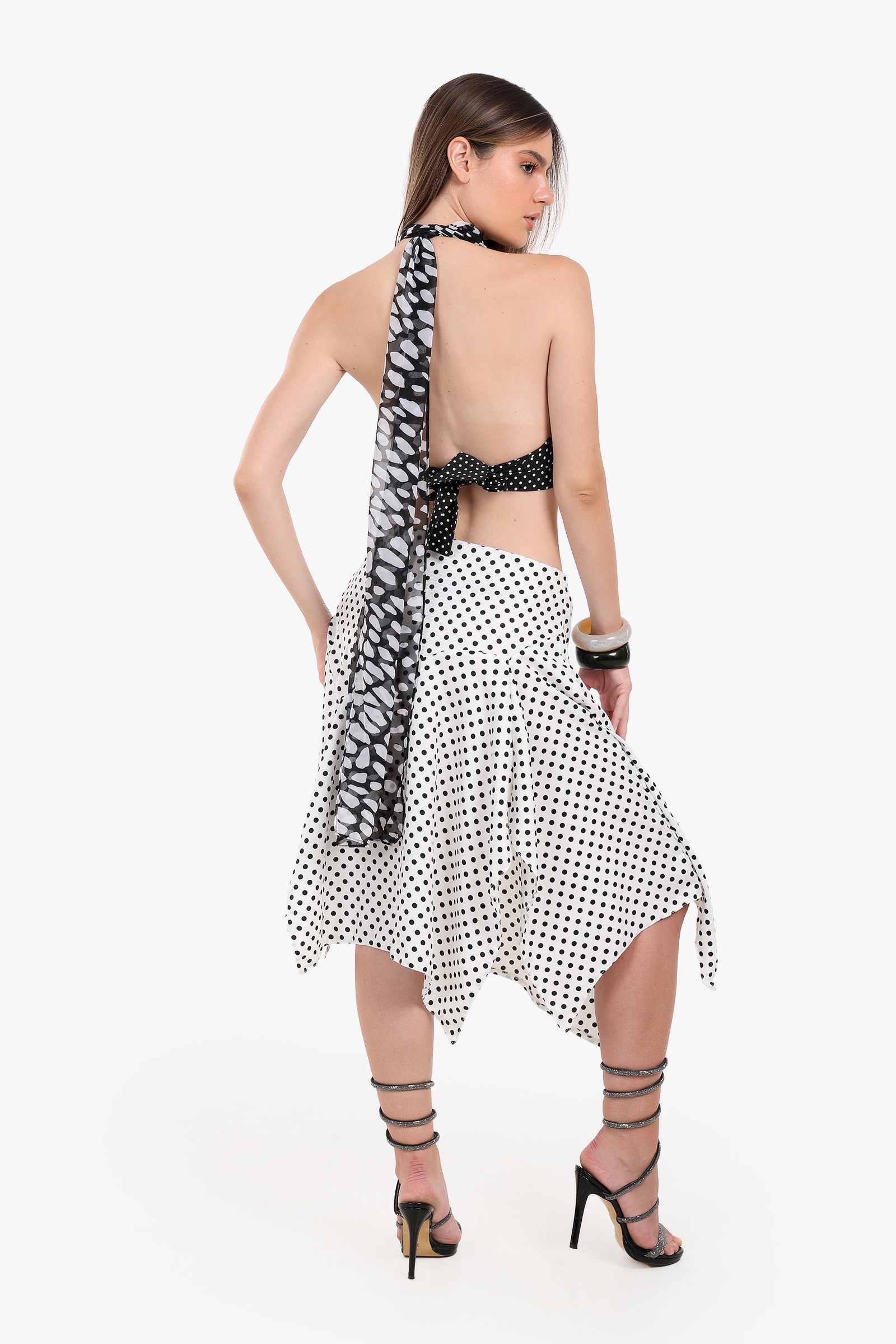 The Polka Dot Scarf Top