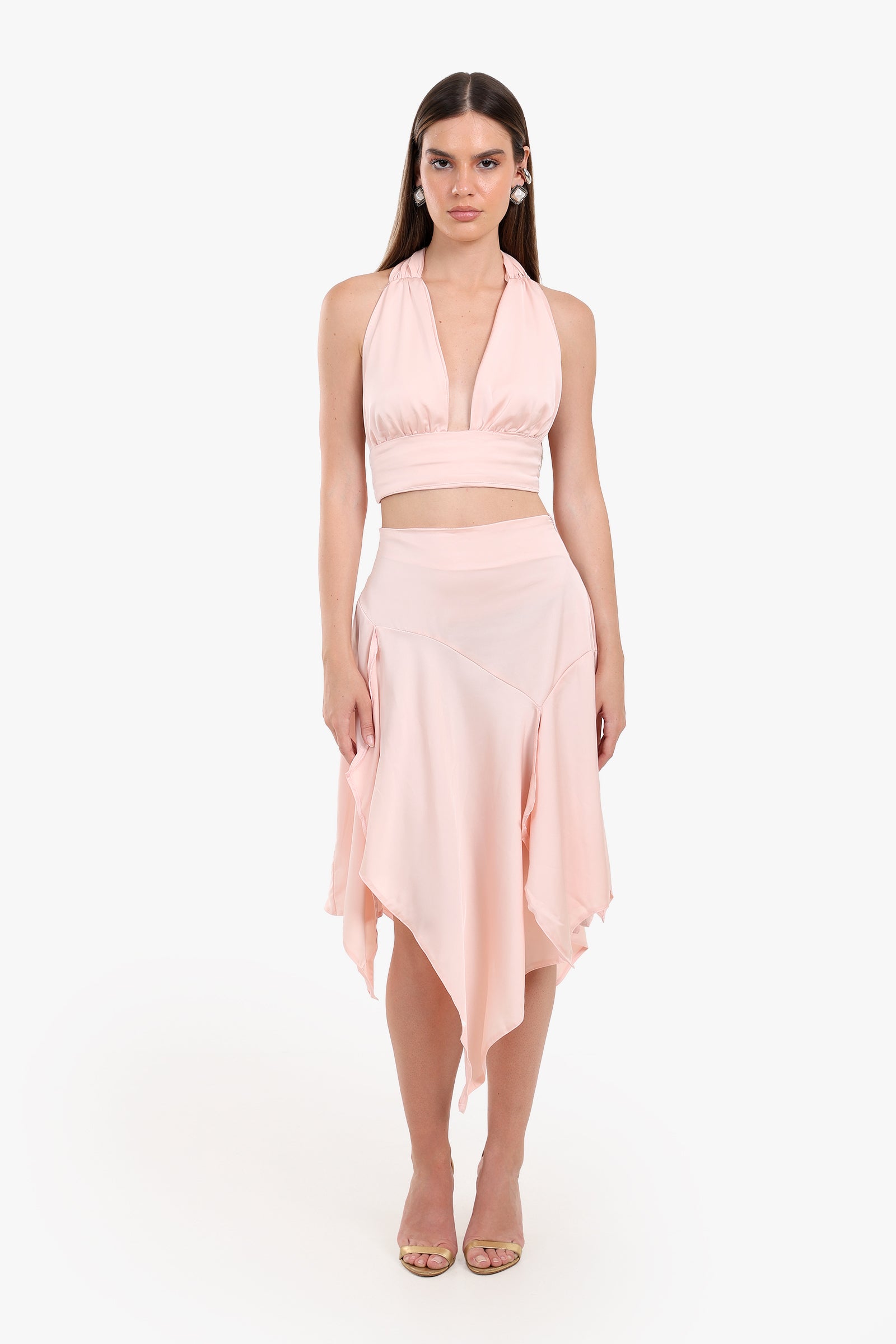 The Pink Satin Top